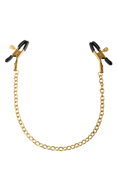 Pipedream Fetish Fantasy Gold Chain Nipple Clamps Bröstklämmor med kedja