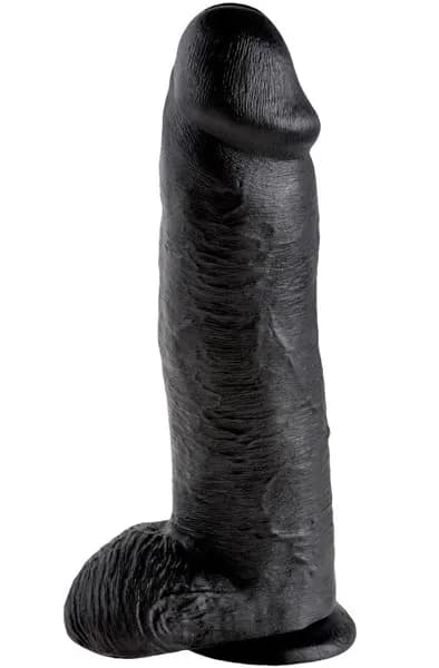 Pipedream King Cock With Balls Black 30,5 cm XL dildo
