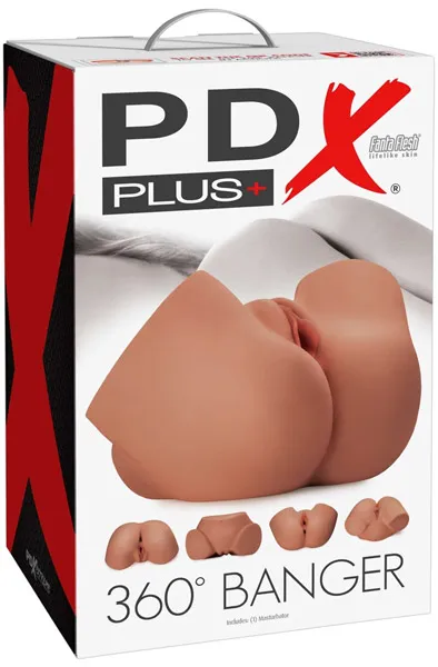 Pipedream PDX Plus 360 Banger Tan Sexdocka