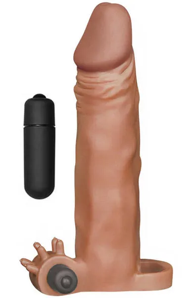 Pleasure X-Tender Vibrating Penis Sleeve Penisförlängare/Sleeve med vibrator