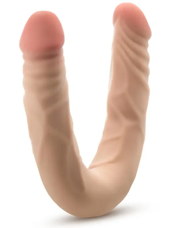 Posable Double Dong Beige 35,5 cm Dubbeldildo