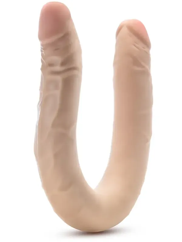 Posable Double Dong Beige 42 cm Dubbeldildo