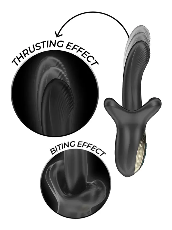 Powerful Vibrator With Thrusting & Biting Effect Rabbitvibratorer