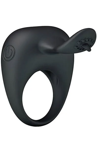 Pretty Love Stimulating Tonguo Penisring med vibrator