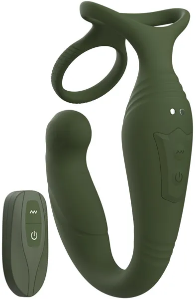 Prostate Massager With Remote Control Prostatavibrator med penisring