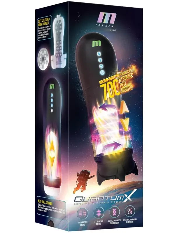 Quantum X Heating Super Stroke Machine Masturbator med motor