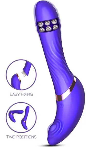 Rayden Detachable Rotating Beads Vibrator With Pulsation Prostatavibrator