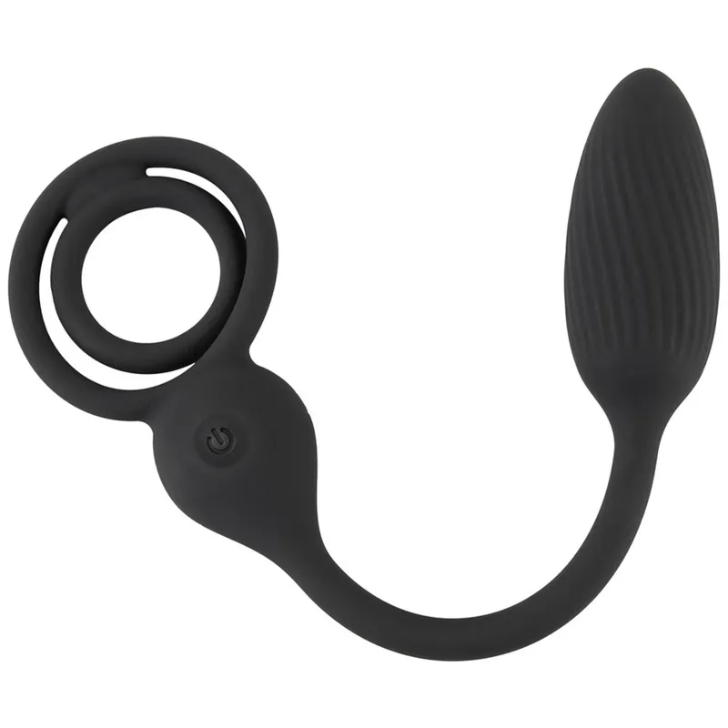Rebel Cock Ring with Remote Control Anal Plug