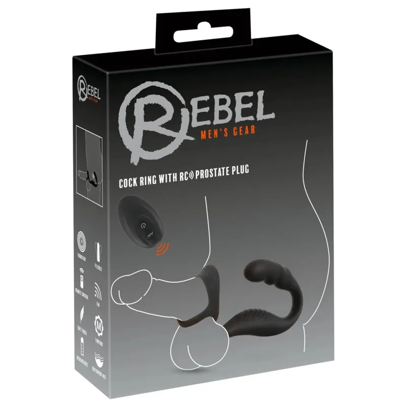 Rebel Penisring med Prostatavibrator