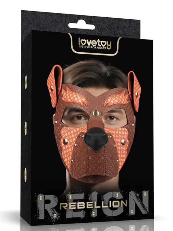 Rebellion Reign Fox Pup Mask BDSM mask