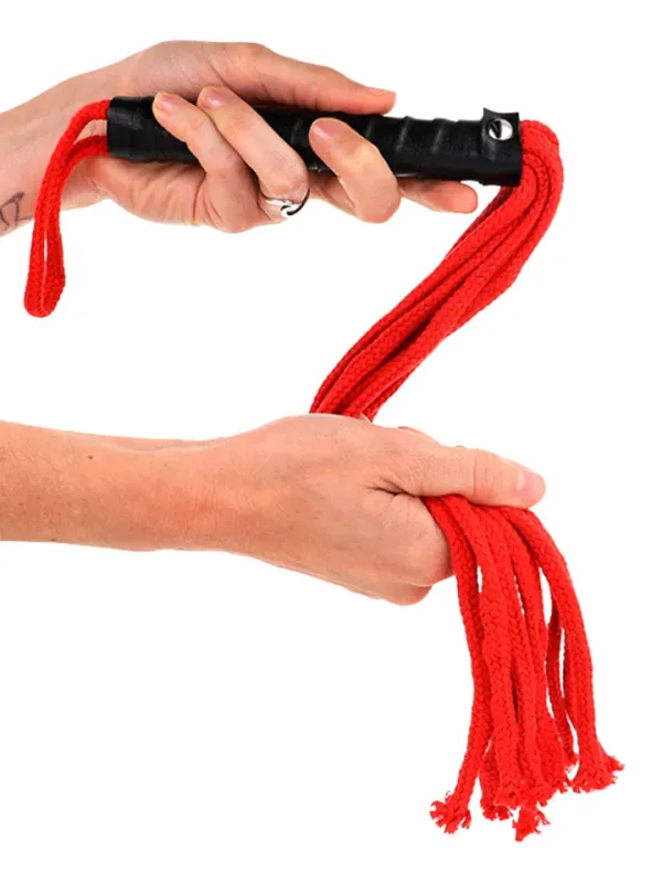 Red Rope Whip 56 cm Flogger