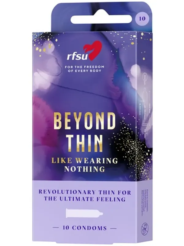 RFSU Beyond Thin Kondomer 10-pack Extra tunna kondomer