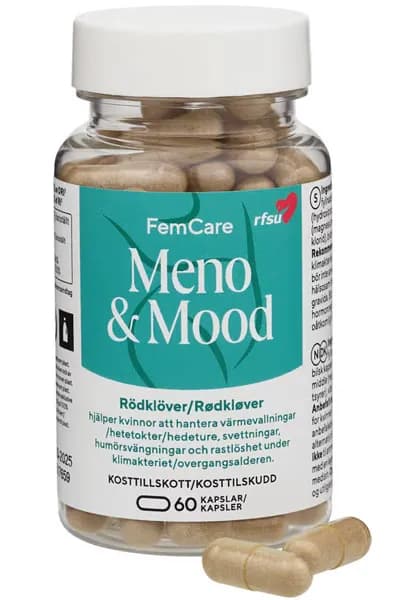 RFSU FemCare Meno & Mood 60 kapslar Kosttillskott