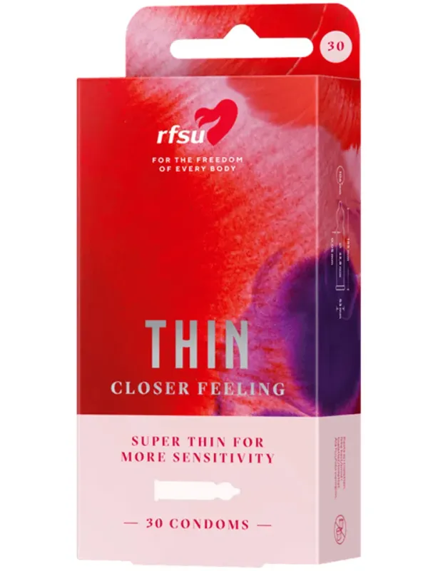 RFSU Thin Kondomer 30-pack Tunna kondomer
