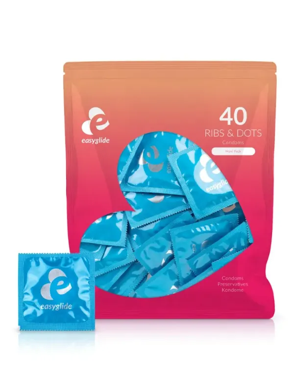 Ribs & Dots Condoms 40-pack Knottriga kondomer