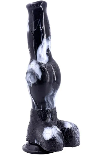 Roc Rapture Dildo Black/White 26 cm Monster dildo