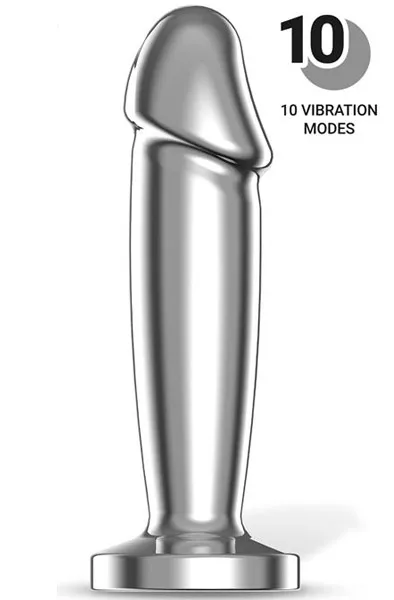 Sarmy Vibrating Chrome Anal Plug Small Analdildo med vibration