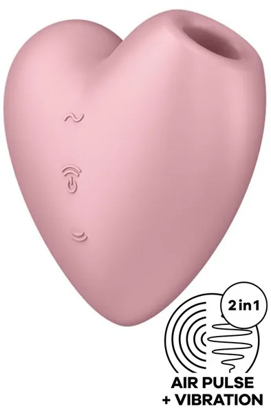 Satisfyer Cutie Heart Light Red Lufttrycksvibrator
