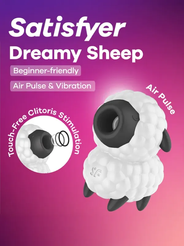 Satisfyer Dreamy Sheep Lufttrycksvibrator