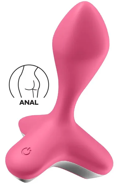 Satisfyer Game Changer Plug Vibrator Pink Analplugg med vibrator