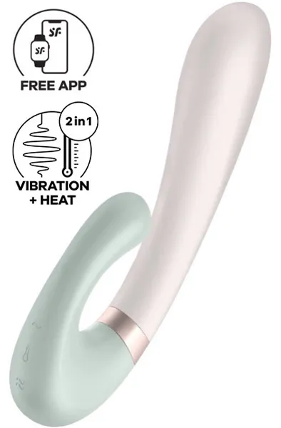 Satisfyer Heat Wave Connect App Mint Rabbitvibratorer
