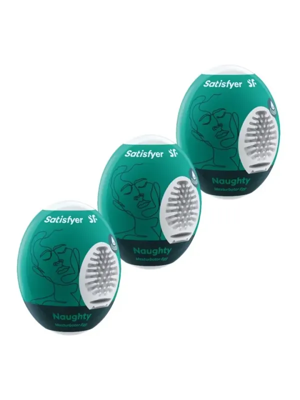 Satisfyer Naughty Masturbator Egg 3-pack Runkägg