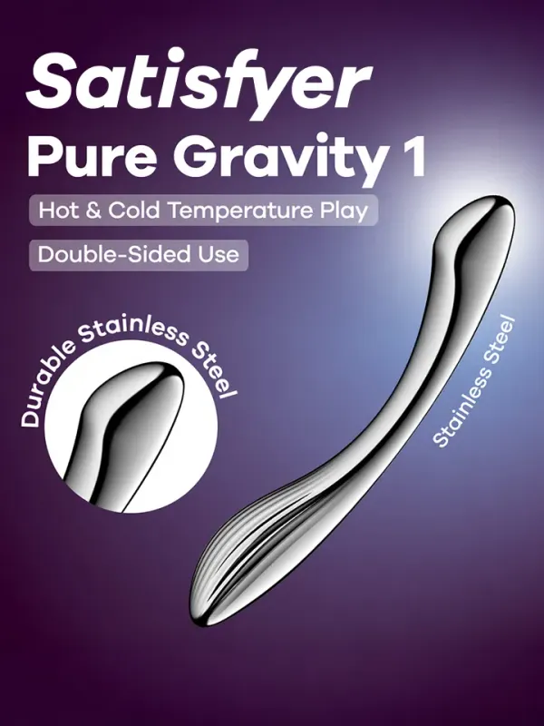 Satisfyer Pure Gravity 1 Ståldildo