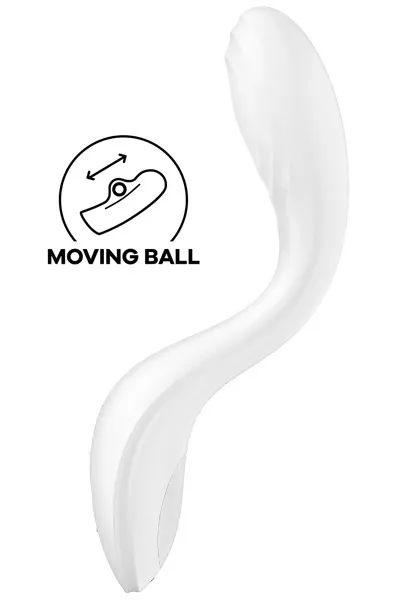 Satisfyer Rrrolling Pleasure G-Spot Vibrator White G-punktsvibrator