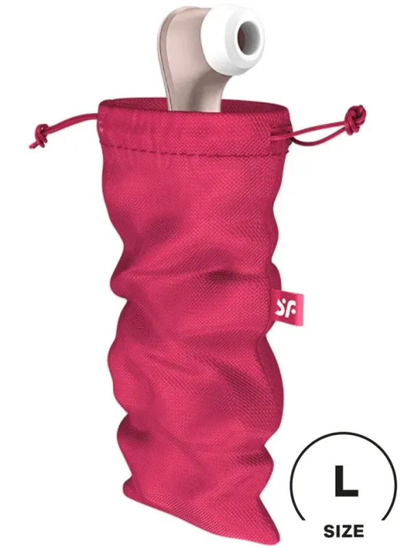 Satisfyer Treasure Toy Bag Large Pink Förvaringspåse
