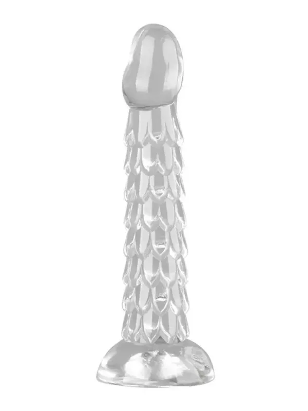 Scales Mush Transparent Dildo 23 cm Monster dildo