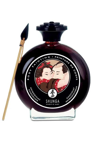 Shunga Erotic Art Bodypaint Chocolate 100ml Kroppsfärg