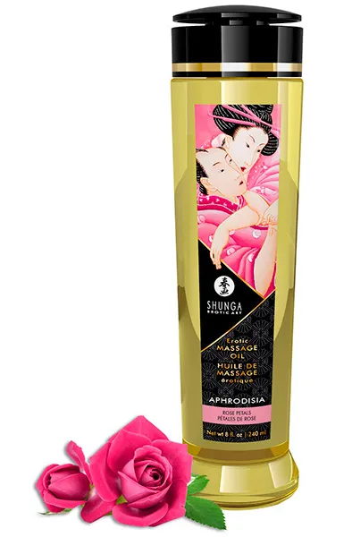 Shunga Massage Oil Aphrodisia Roses 240ml Massageolja Ros
