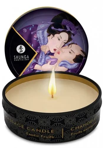 Shunga Massageljus, Exotic Fruit - 30 ml