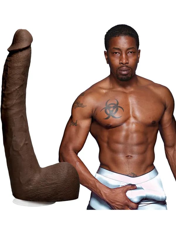 Signature Cocks: Isiah Maxwell, Realistic Ultraskyn Dildo, 26 cm