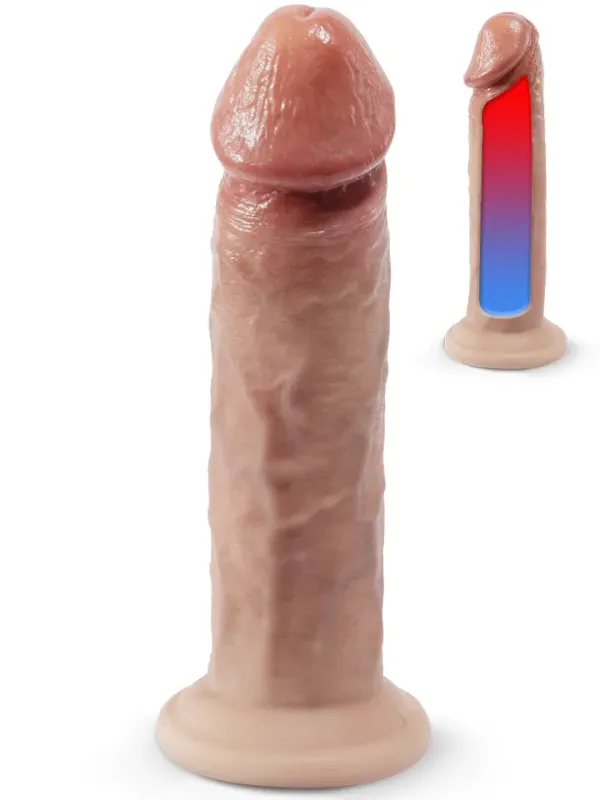 Silex-D Premium Real Skin 15,4 cm Realistisk dildo