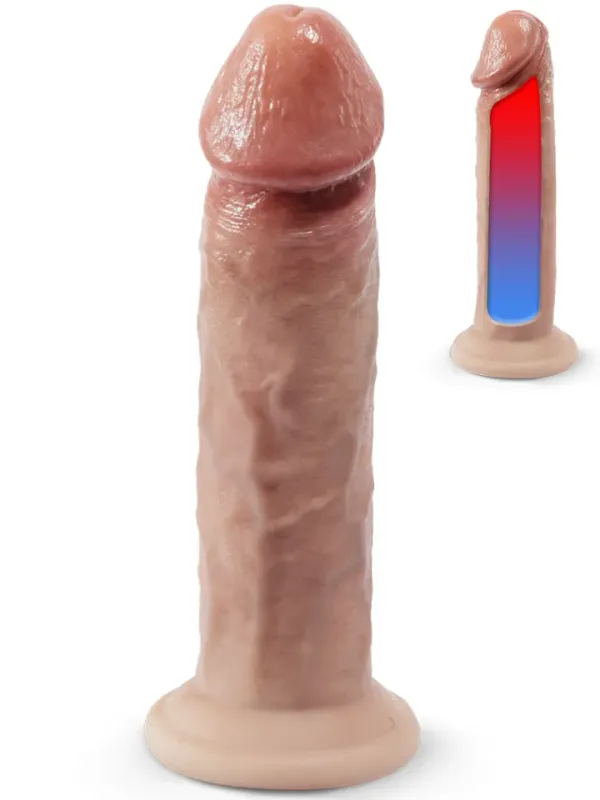 Silex-D Premium Real Skin 19 cm Realistisk dildo