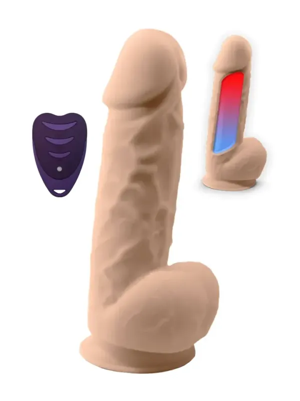 Silex-D Vibrating Dildo 21,5 cm Dildo med vibrator