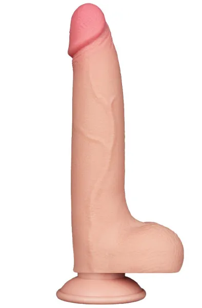 Sliding-Skin Dual Layer Dildo 20 cm Realistisk dildo