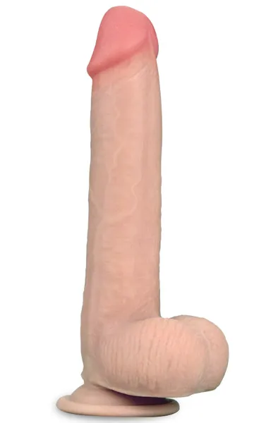 Sliding Skin Dual Layer Dong 23 cm Dildo