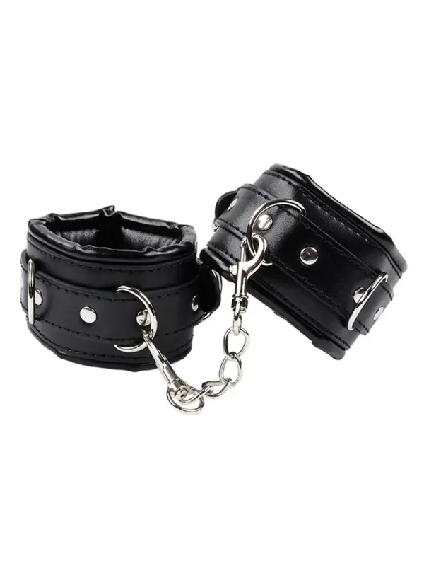 Sponge Wrist Cuffs Black Handbojor