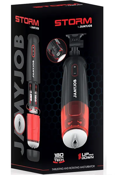 Storm Thrust & Suction Vagina Masturbator Masturbator med motor