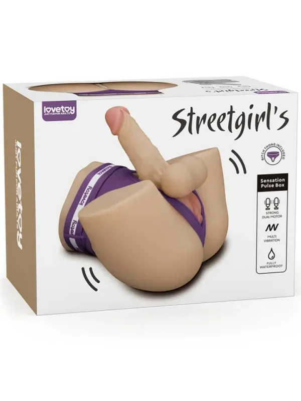 Streetgirls Dual Motor Sensation Pulse With Dildo Sexdocka