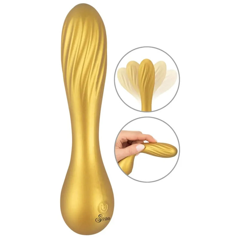 Sweet Smile Flexible Swirl Vibrator