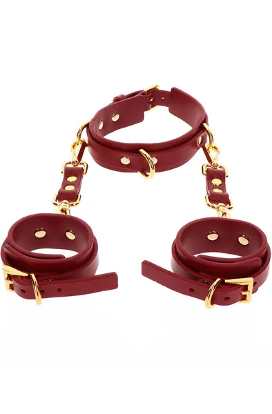 Taboom D-Ring Collar & Wrist Cuffs Handbojor och halsband