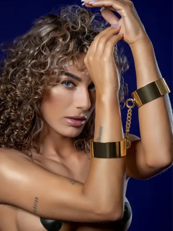 Taboom Slave Wrist Cuffs Handbojor metall