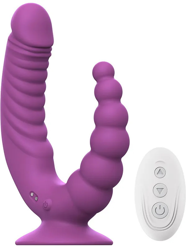 Teazers: Double Vibrator with Suction Cup