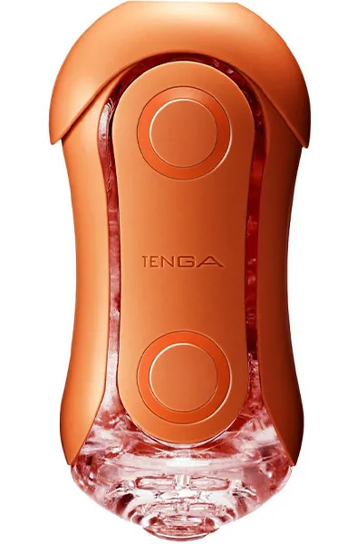Tenga Flip Orb Pastaio Sunset Orange Masturbator