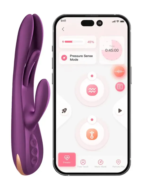 Terri App Controlled Tapping Rabbit Vibrator Appstyrd rabbitvibrator