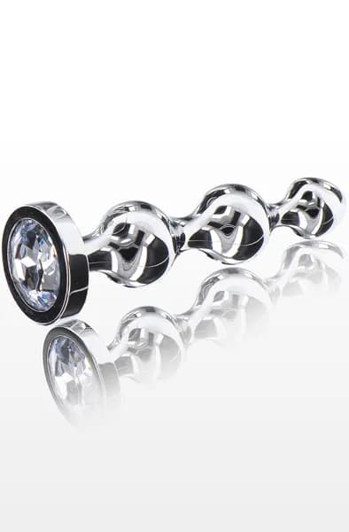 ToyJoy Diamond Star Beads Medium Analplugg metall