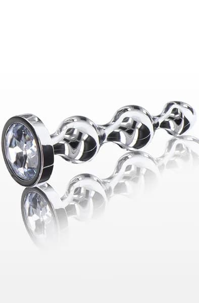ToyJoy Diamond Star Beads Small Analplugg metall